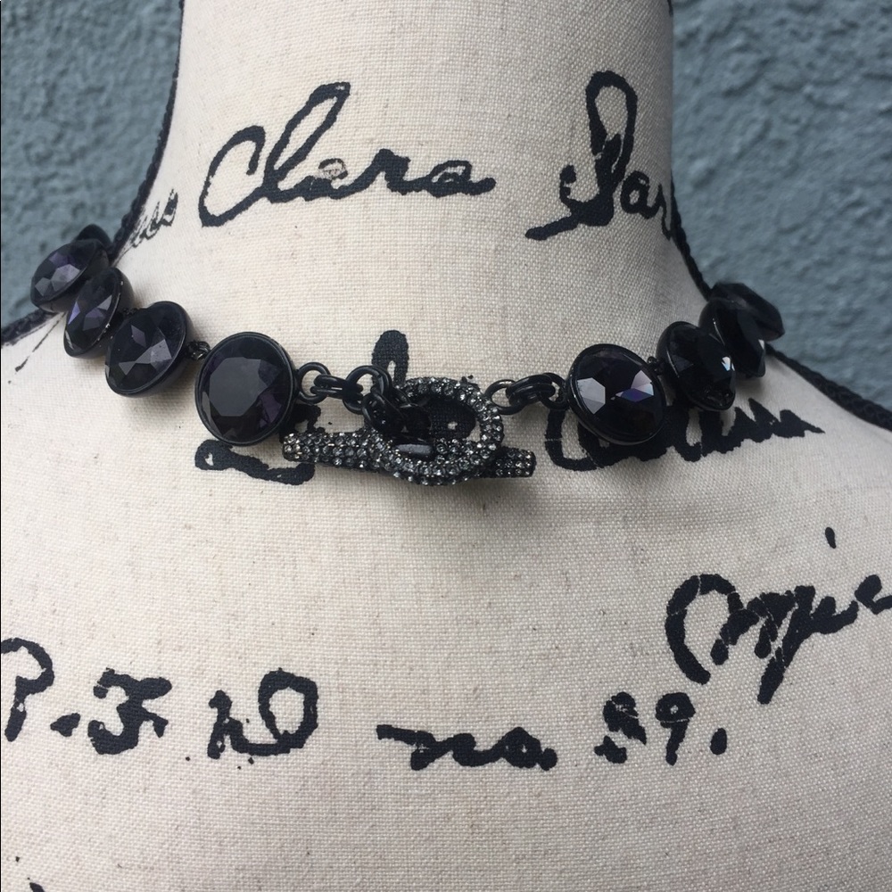 Black necklace juice couture